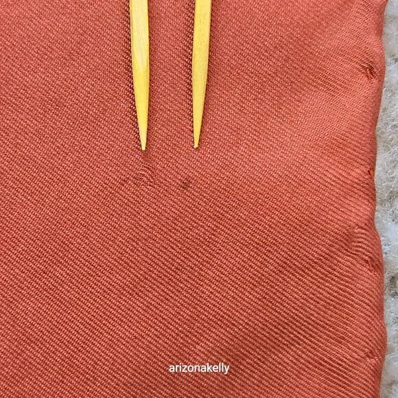 Vintage Liberty Silk Scarf Hand Rolled - Picture 9 of 14